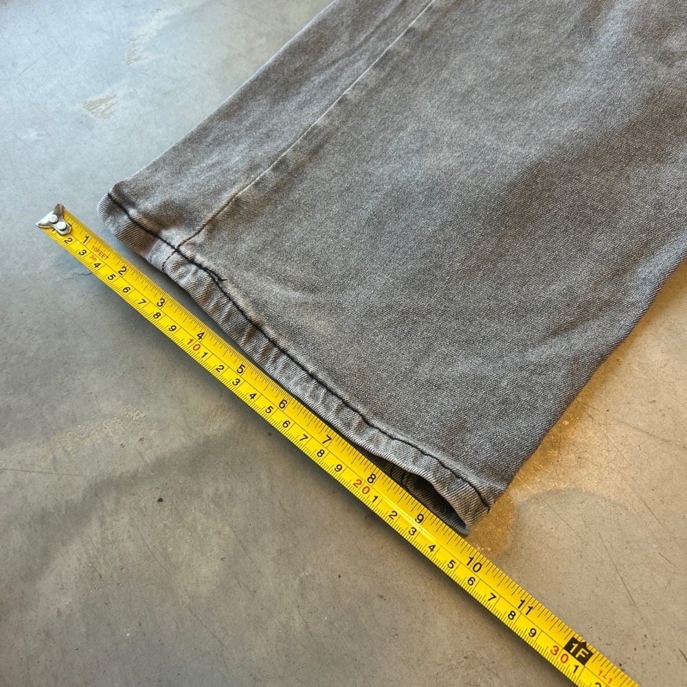 VIP Jeans Women Grey Washed Cargo Wide Leg Strap Pants 24x29 - Picture 5 of 5